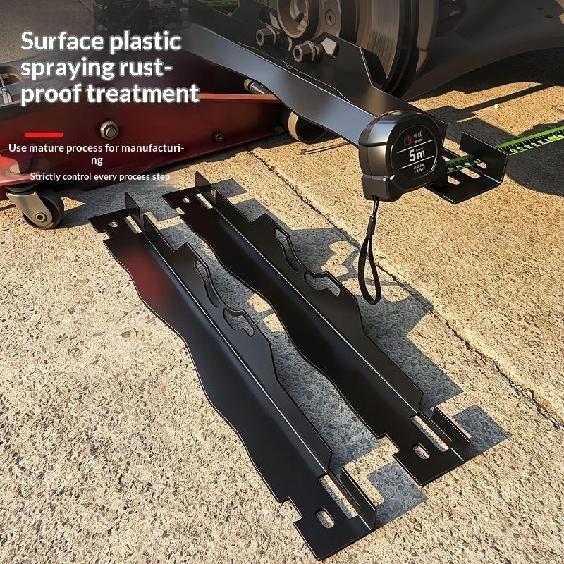 Portable Wheel Alignment Toe Plate Tool Stainless Steel Positioning Gauge for Car SUV Roadside Repair