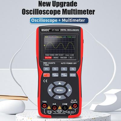 2in1 Digital Oscilloscope Multimeter 48MSa/s Sampling Rate 10Mhz Bandwidth 9999 Counts True RMS
