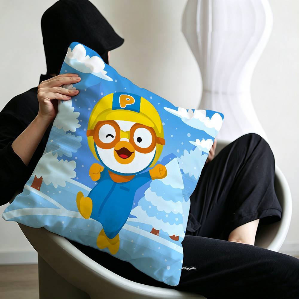 Anime Cute P-Pororos Maple Design Lucky Dragon pillow cover sofa cushion cover home room decoration children gift