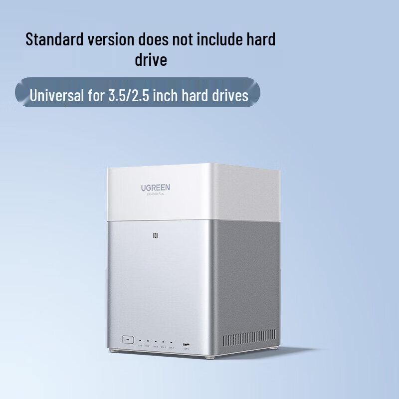 

Ugreen DH4300 Plus 4-відсіковий AI приватний хмарний NAS-накопичувач