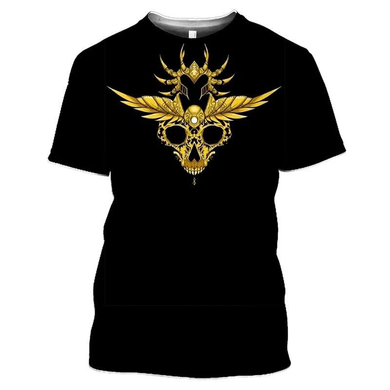 Anime Saint Seiya 3D Print T-Shirts Streetwear Casual Men Women Fashion Short Sleeve T Shirt O-Neck Male Tees Tops Clothing