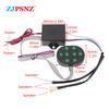 12V 8 Tones Musical Air Horn Electric Snail Horn For Vehicles Motorcycles Car With 8 Sounds Control Box Button Universal