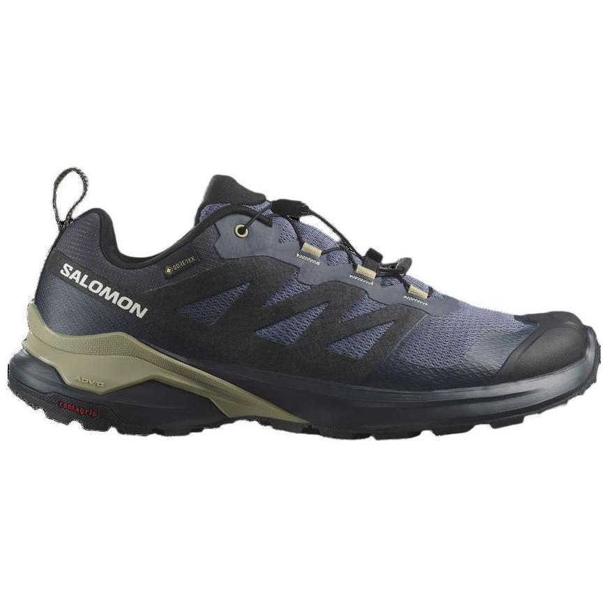 Salomon X-Adventure Comfortable Versatile Shock Absorbing Non-Slip Wear-Resistant Low-Top Running Shoes Men Running Shoes Blue Black 475260