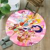 1pc Winx Club  Carpet, Round Rug, Comfortable, Suitable for Entryways, Living Rooms, Office, And Bedrooms, Christmas Decoration