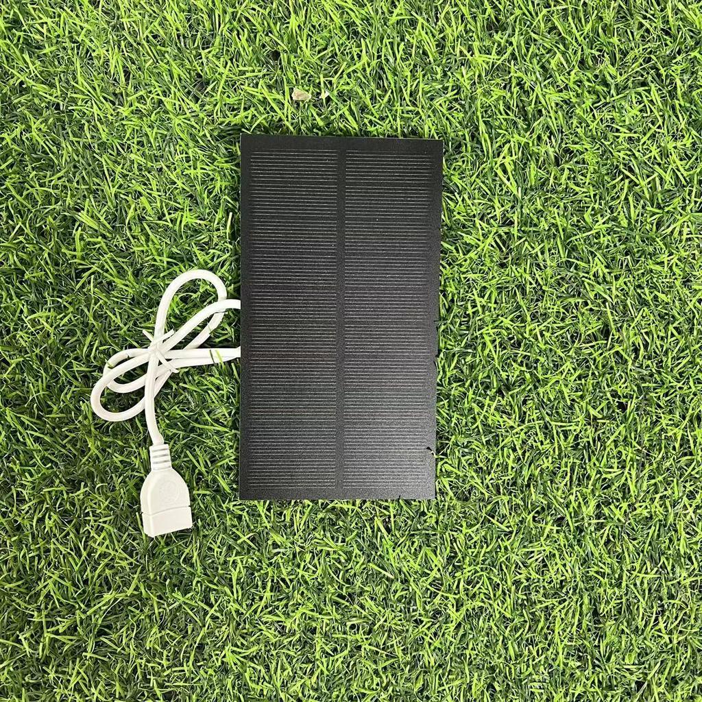 Portable Solar Charger with USB for Outdoor Emergency Phone Charging