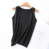 Women's Round Neck Sleeveless Sweater: New Autumn/Winter Knit Top, Versatile Slim Fit Vest for Layering.