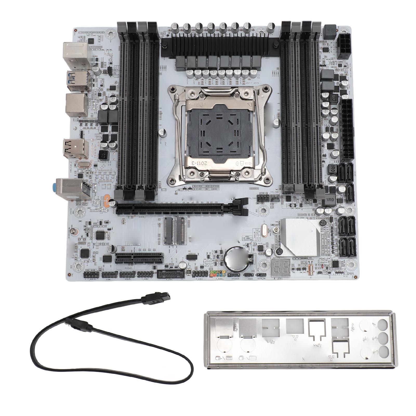 

Computer Motherboard 4 Channel DDR3 LGA 2011 V3 V4 Support M.2 NVME Mining Motherboard with USB2.0