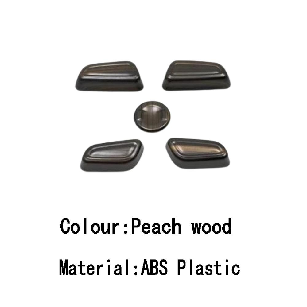 For Toyota Venza/Harrier    2024 ABS/Steel Car Seat Adjustment Switch Cover Decoration Frame Interior Accessories