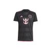 adidas Unisex Inter Miami CF 23/24 Messi Away Jersey Black Pink JE9744