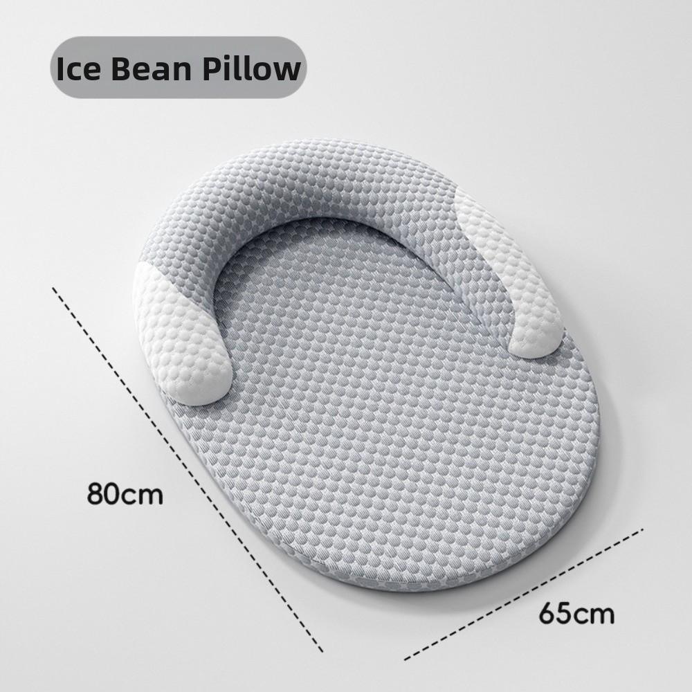 Oval Summer Cooling Dog Bed Ice Silk Pet Nest New Cat Cooling Pad  For Small Medium Large Pet