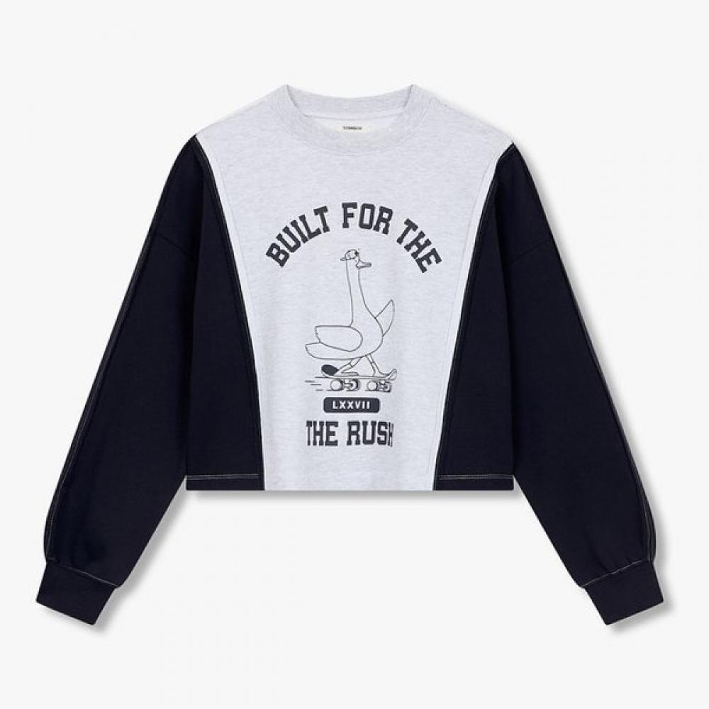 

Studio Tomboy Color Detail Graphic Sweatshirt 9106122108 navy/OS