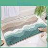 Faux Cashmere Bath Mat Non Slip Waterproof Shower Rug For Bathroom And Entrance Use