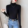 Women's Long-Sleeve Slim-Fit Brushed Fleece Base Layer T-shirt