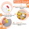 Mini Chicken Car Decor Accessories - Cute Dashboard/Rearview Mirror Charm, Fairy Garden Auto Gift, Interior Ornament
