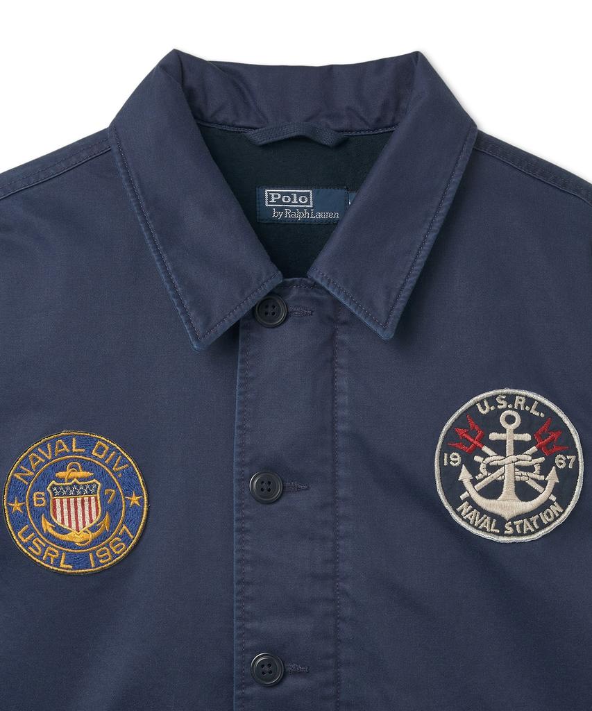 Polo Ralph Lauren Satiin Utility Jacket - Navy