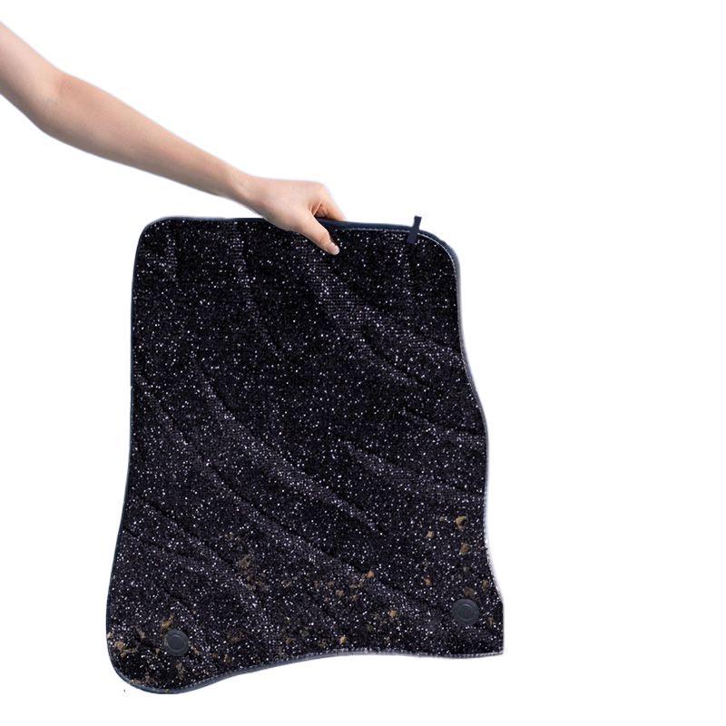 TPE Surround Titanium 7 Car Floor Mats with Leopard Print Door Sill - 2025 Edition