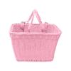 Durability Handwoven Child Bike Basket Convenient Storage Bike Front Basket Family Outing Bike Accessory