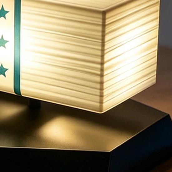 Yousheng Floating Money Lamp Magnetic Levitation Cash Lamp 360 Degree Rotating Mini Desk Game Lamp with 3-Color/Green Light Gift for Men Gamers