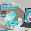 Doraemon Cartoon Cute Kawaii Shell Sound Lights Personality Creative Anime Peripherals High Sound Quality Subwoofer Speakers