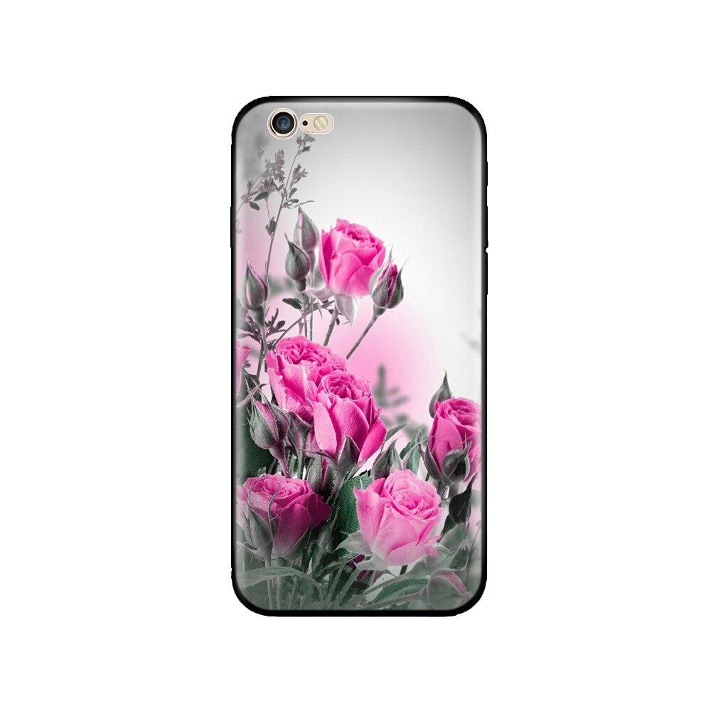 For Iphone 5s 5 S Se 2016 4.0" Case Silicon Soft Phone Cover On Apple iPhone 6s 6 S Plus Funda Coque Shell Bumper Black Tpu Case