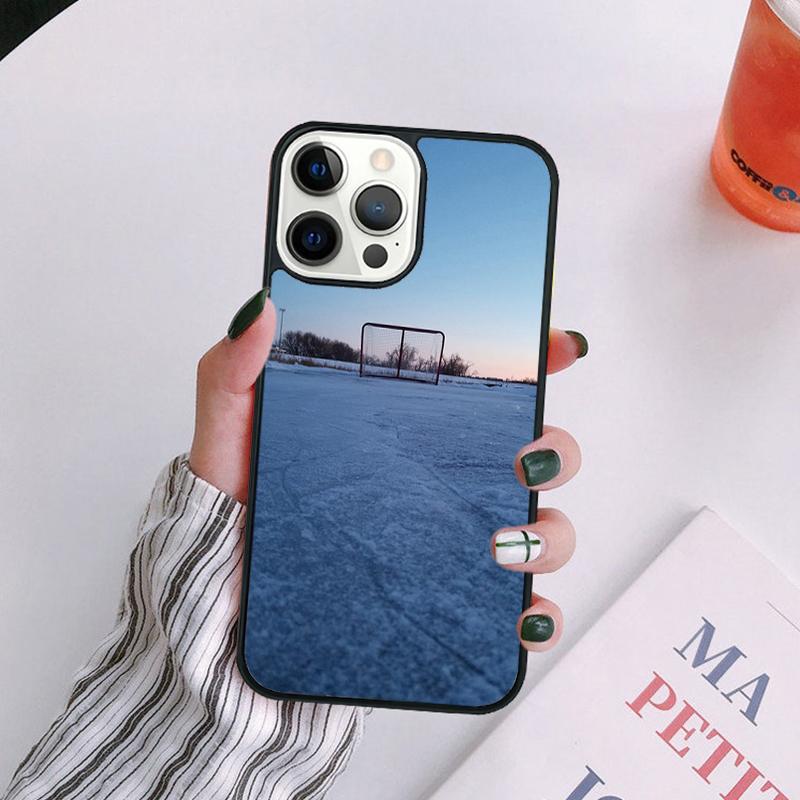 

Спортивный чехол для телефона с рисунком катка для хоккея на льду для iPhone 17 Air 16 15 14 13 12 Pro Max Plus Max Защитный корпус coque iPhone 16pro