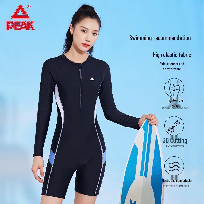 Peak Women s Conservative Long Sleeve One-Piece Swimsuit M