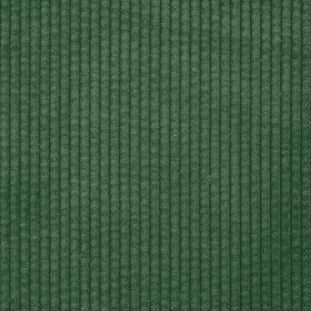 Armchair with Armrests Dark Green 54 Cm Cord Fabric