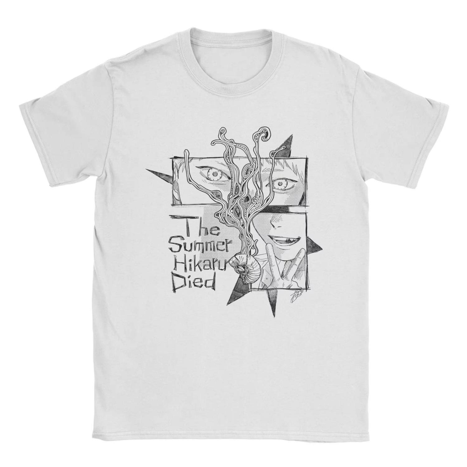 

The Summer Hikaru Died T-Shirt Summer Hikaru and Yoshiki Y2K Fun T-Shirt 100% Cotton Fashion Tee Shirt for Man Short Sleeve Tees XXXXXL чорний