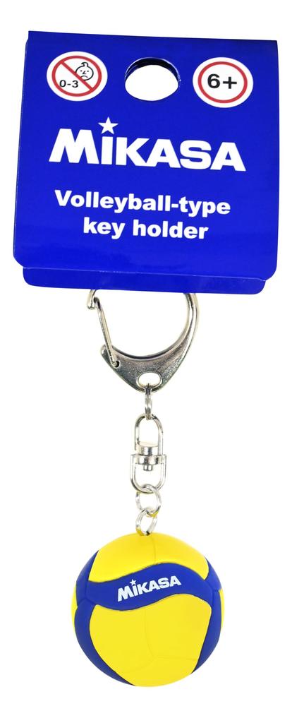 MIKASA Volleyball Keychain V200W Model (MIKASA) Yellow/Blue KC200W-2