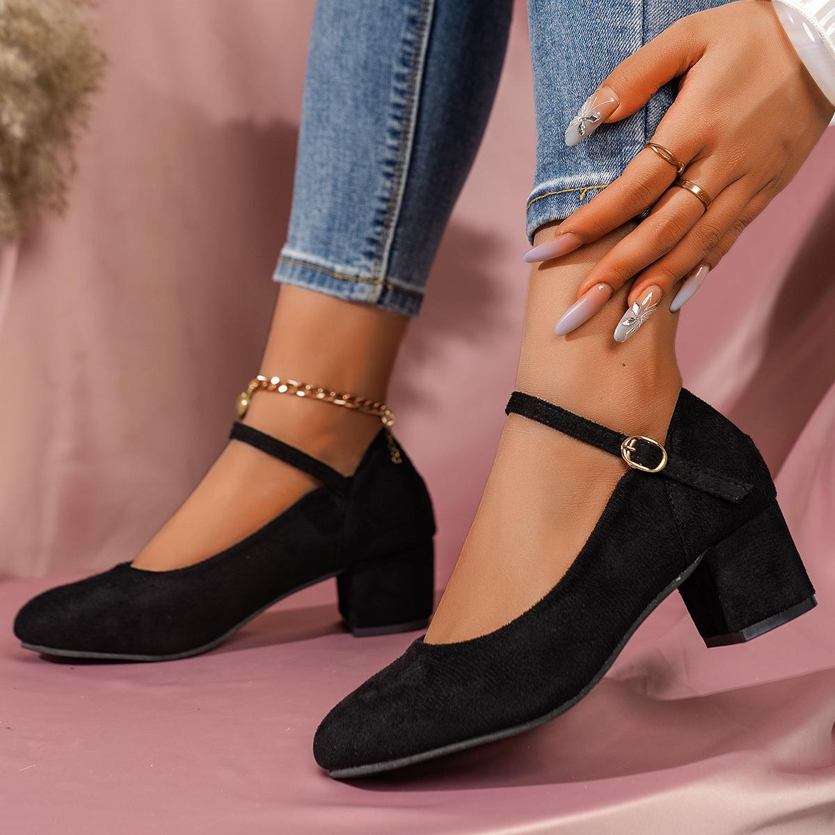 Туфли на высоком каблуке Женские туфли-лодочки Туфли на платформе Туфли Мэри Джейн — фото 6