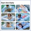 Foldable Inflatable Mesh Hammock Pool Float