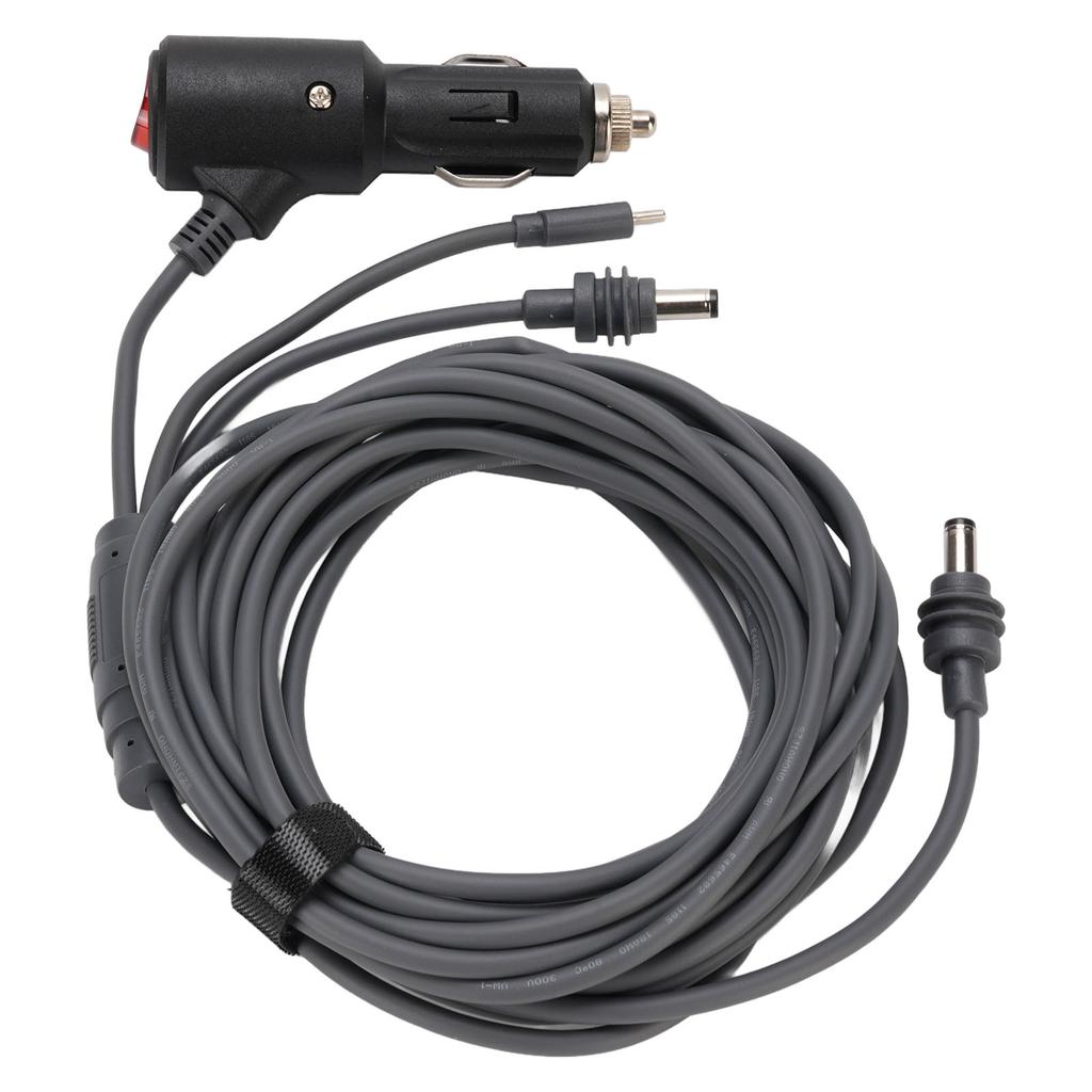 Satellite 3 in 1 Power Cable Rain Proof USB C 12 to 20V Cigarette Lighter DC Male Extension Power Cord for Disc Antenna