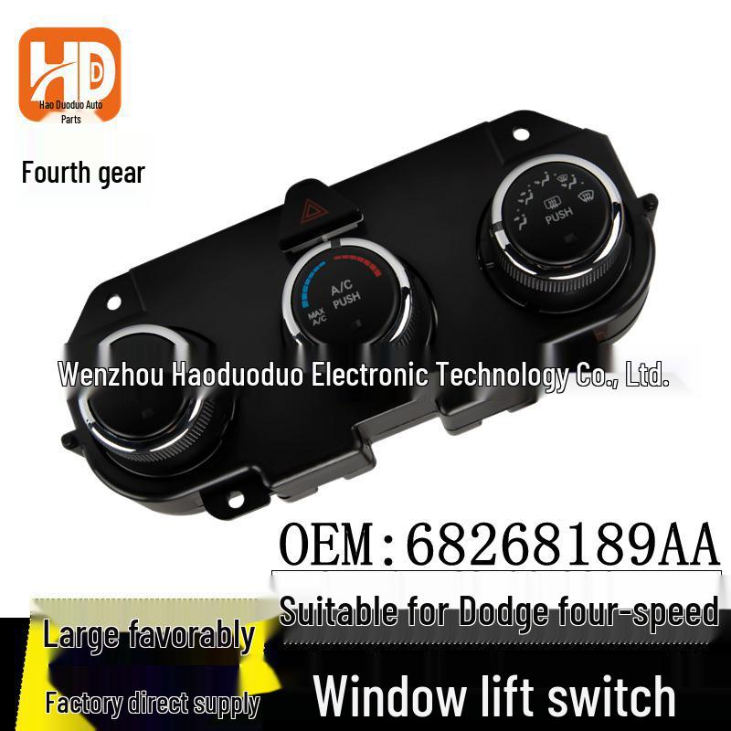 68268189AA - Fits 13-18 Dodge RM Models: Air Conditioning Control Switch Assembly Electric