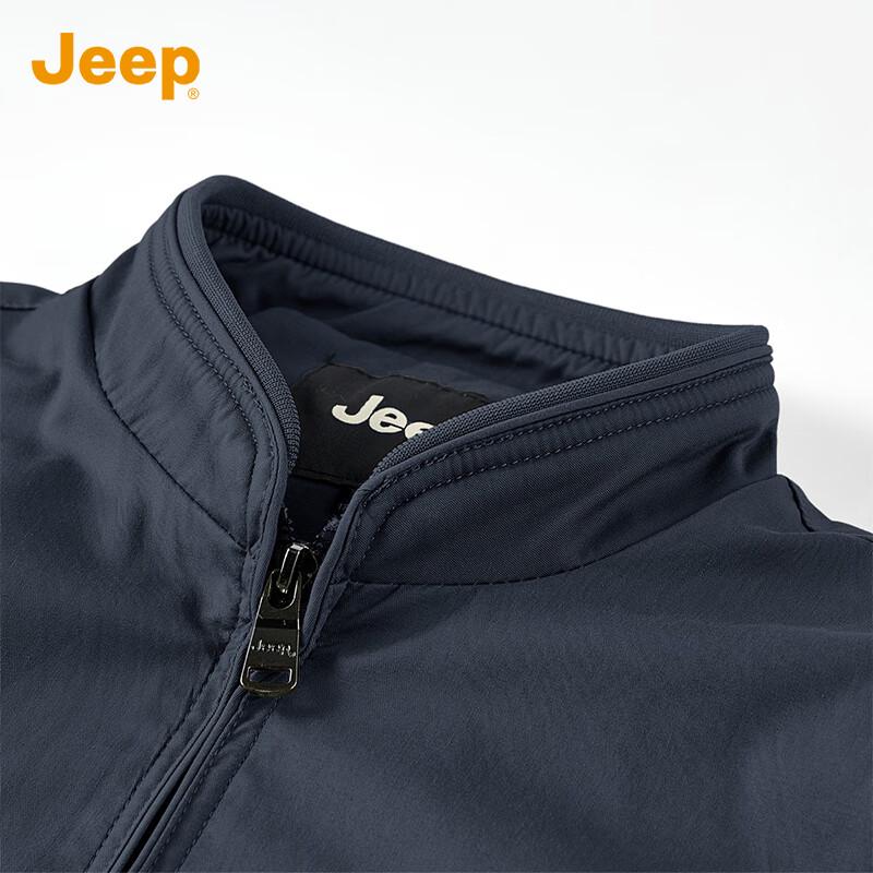Jeep Men's Stand-up Collar Casual Jacket