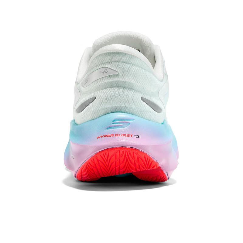 Skechers Aero Burst Comfortable Fabric Cushioning Support Low Top Casual Running Shoes Women Sneaker White 172215-WMLT