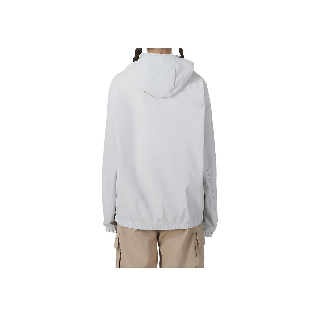 Under Armour Windbreaker Zip-Up Hoodie Solid Color Small Logo Long Sleeve Jacket Unisex Jackets Gray 24500401-009