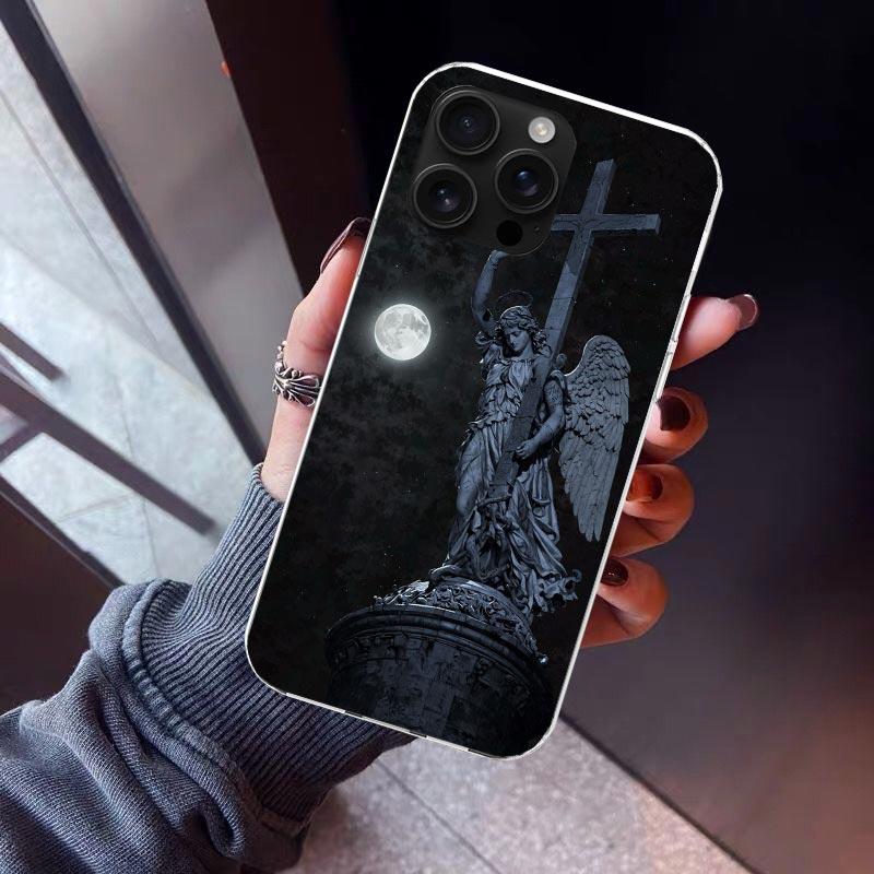 

Archangel Michael Phone Case For iPhone 17 Air 11 13 Mini 14 15 Plus 16 12 Pro Max 16E SE 7 8 Pattern Soft TPU Back Cover 17 Ai iPhone 15