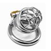 FRRK 304 Stainless Steel Chastity Device Comfortable Lock Large Cock Cage BDSM Chastity Cage for Man