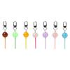 Pack of 7 Colorful Macaron Candy Keychain Set Lollipop Key Jewelry Cute Key Ornament Key Decorations for Key and Bag