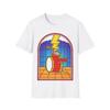 Stained Glass Drummer Tee, Musician Graphic Shirt, Drum Kit Design Unisex Top