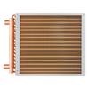 16"x 16" Heat Exchanger Water to Air 3-Row 3/8" Copper Ports 193 Fins