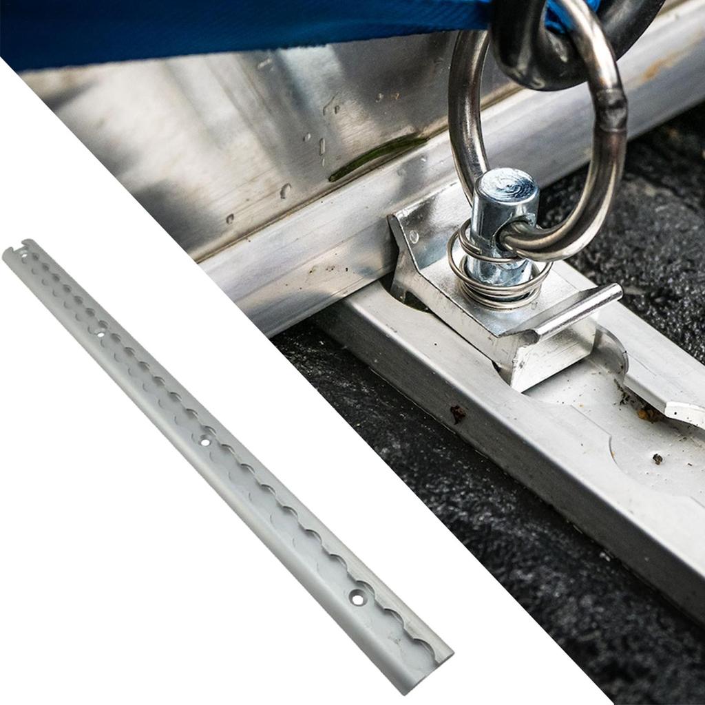 Aluminum Airline Rail L-Track Control Tie Down Rail For Trailer Securing Motorcycles ATVs Tractors Dirt Bikes
