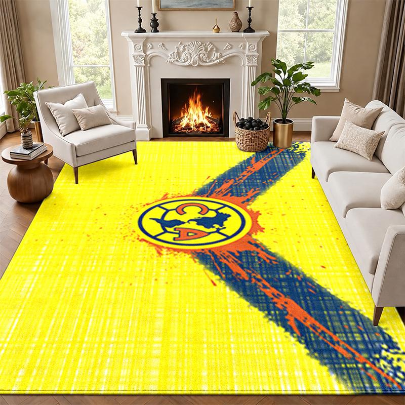 Club America Carpet Door Mat for Living Room or Bedroom Protective Mat Under Chair Office Decoration Christmas Gift Birthday Present