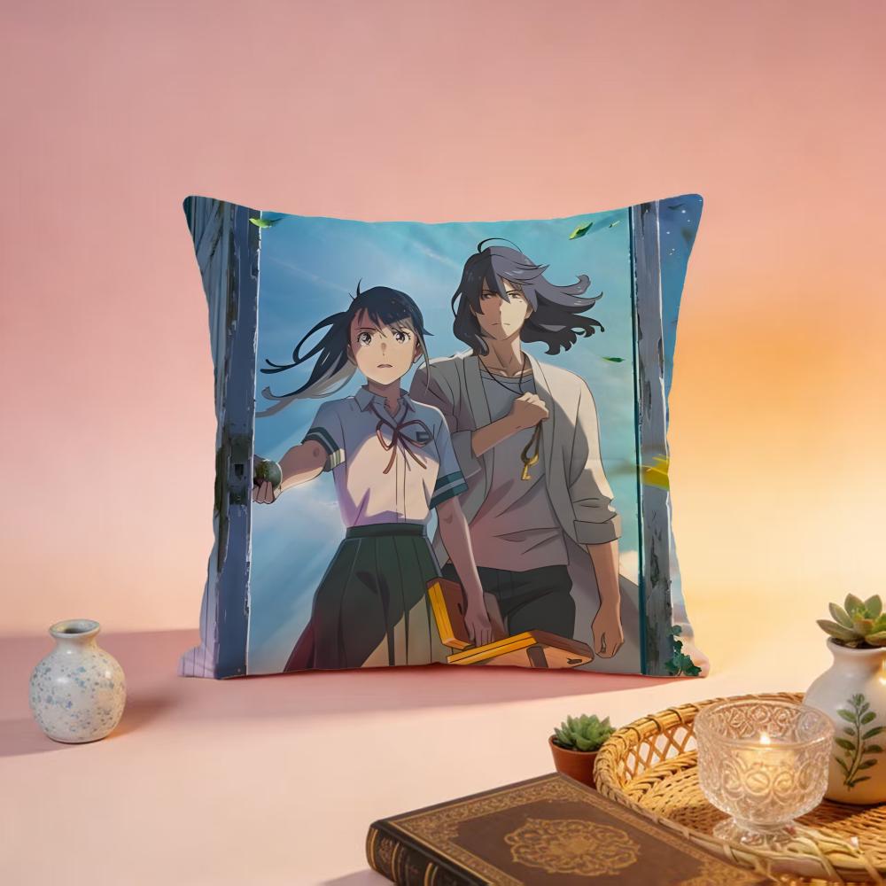 Trending SSuzumeed Cushion Cover Premium SkinFriendly Pillow Case MultiPurpose for Home Office Travel