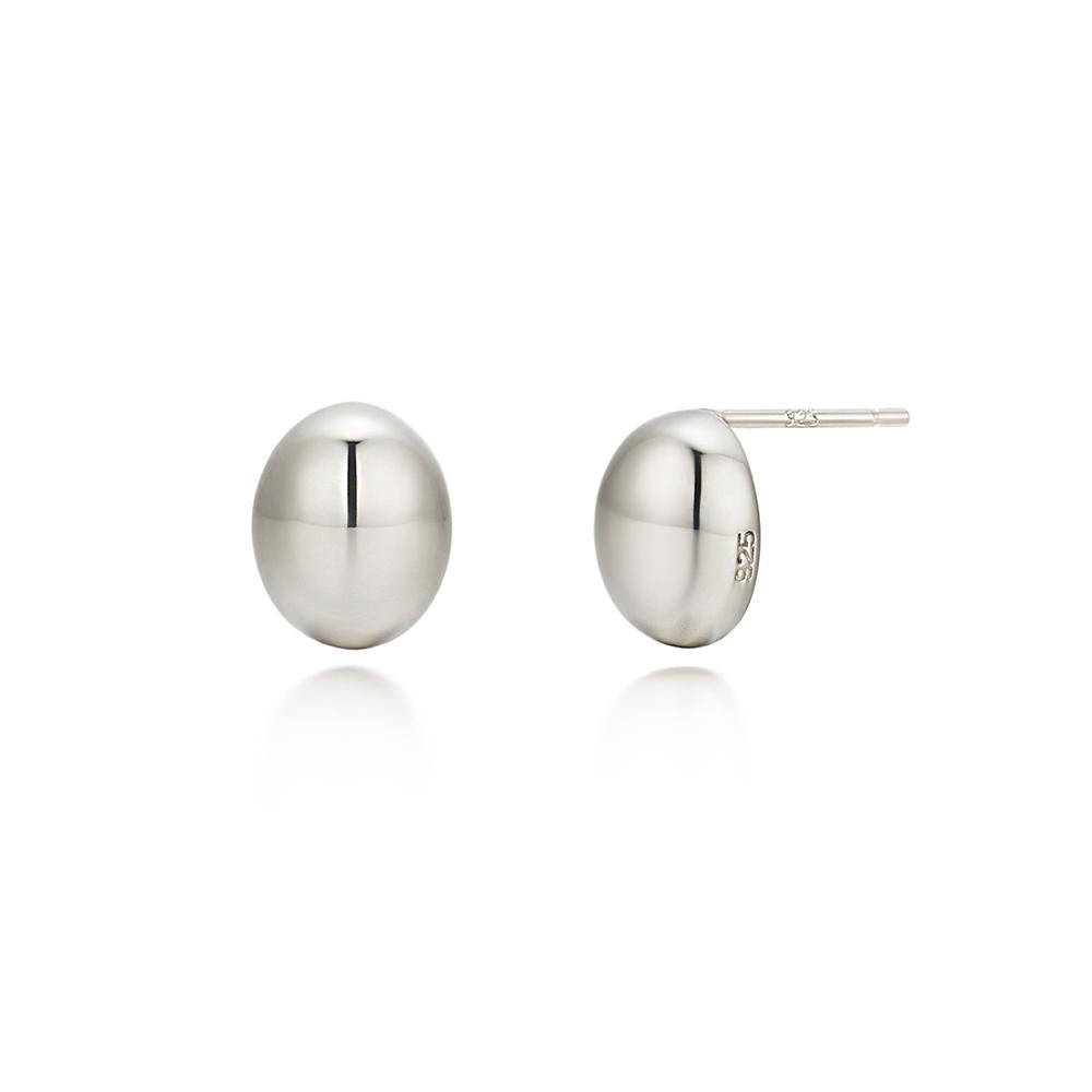 Paigeflynn [Silver 925] Half Empty Earrings