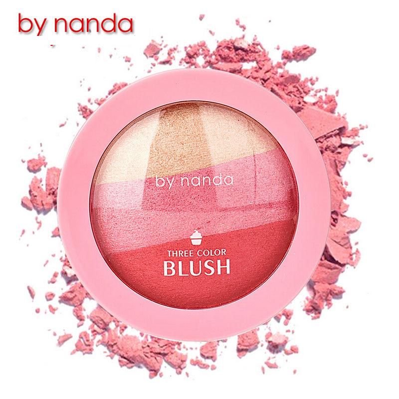 Blush Makeup Natural Baked Blusher Powder Palette Charming Cheek Makeup Face Blusher Cosmetic