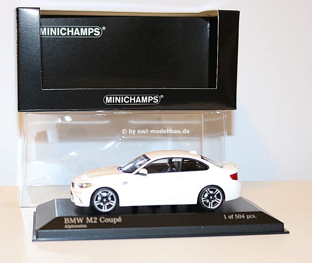 

Minichamps scale BMW M2 2016 White 1/43 белый