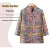 Women's Grandma-Style Two-Piece Set: Three-Quarter Sleeve Top and Pants for Middle-Aged and Elderly, Perfect Summer Outfit
