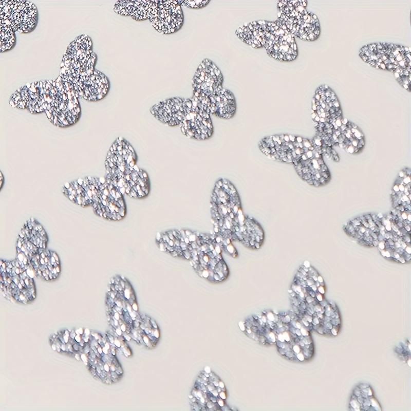 1Pc Glitter Butterfly Nail Art Sticker/Self-adhesive Nail Art Decal for Nail Art Decoration, Nail Art Products for Women