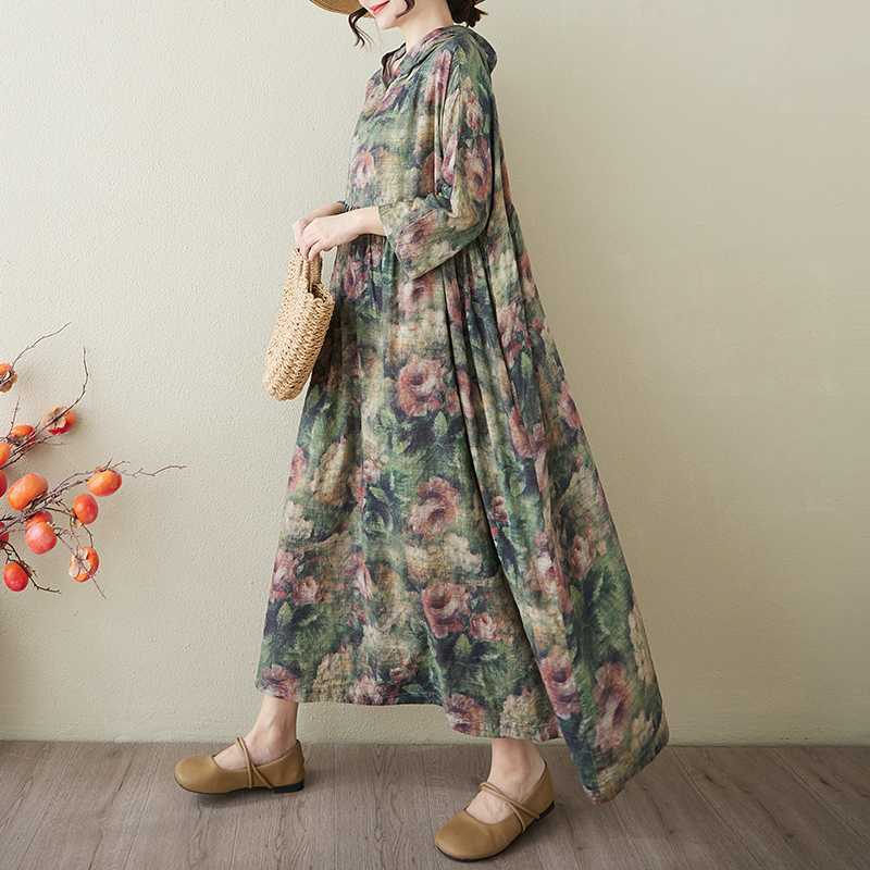 Women's Monochrome Long Dress